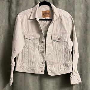 GAP Women's Off-White Denim Jacket